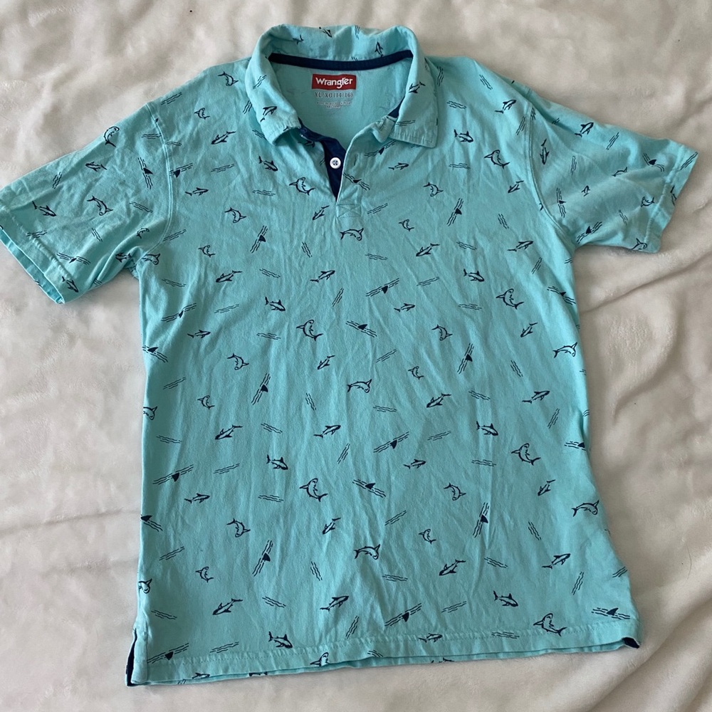 Wrangler boys 🦈 polo